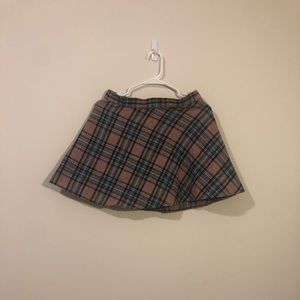 Vintage Plaid Winter Mini Skirt!!